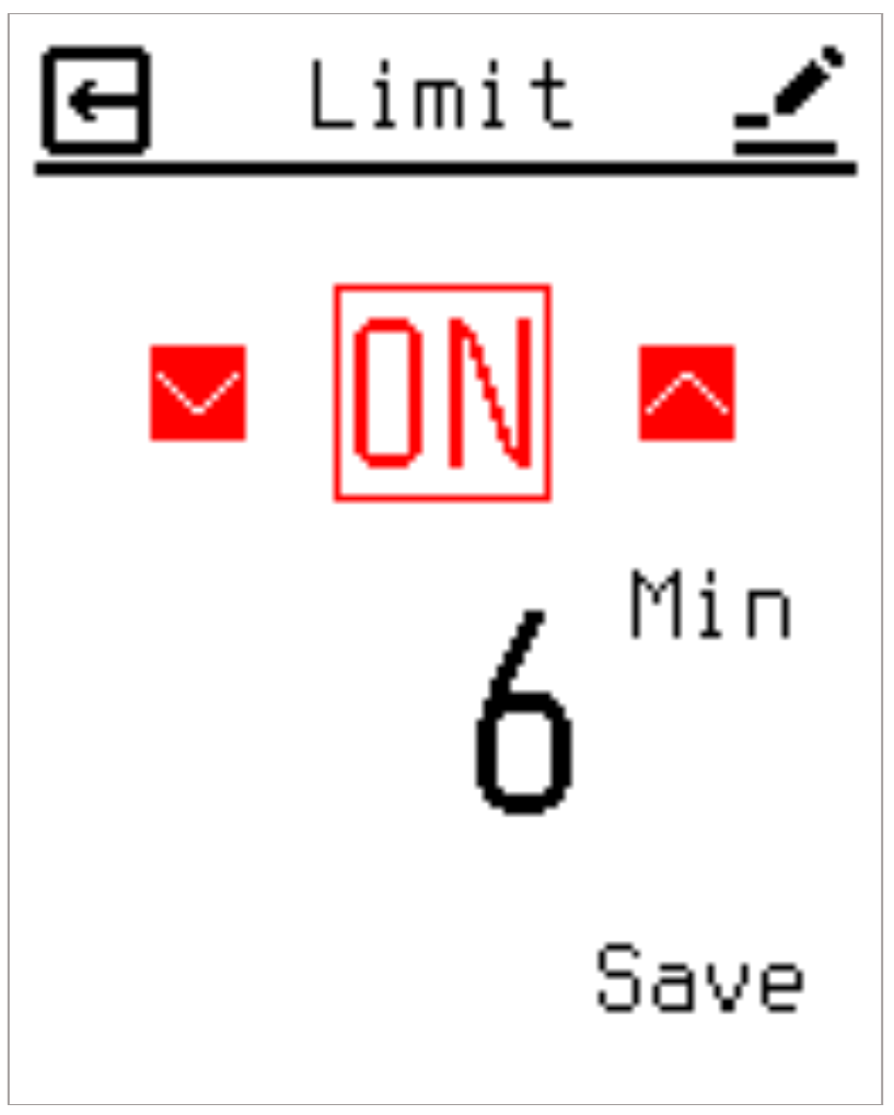 Power Limit editing