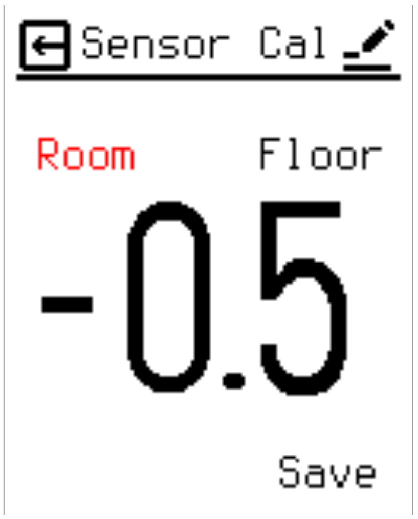 Sensor Calibration editing