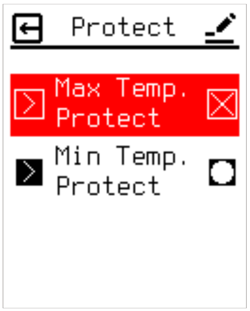 High protection temperature editing