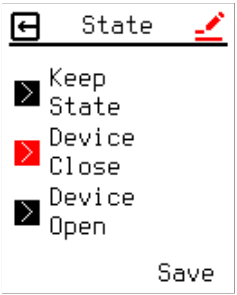 Power On State options