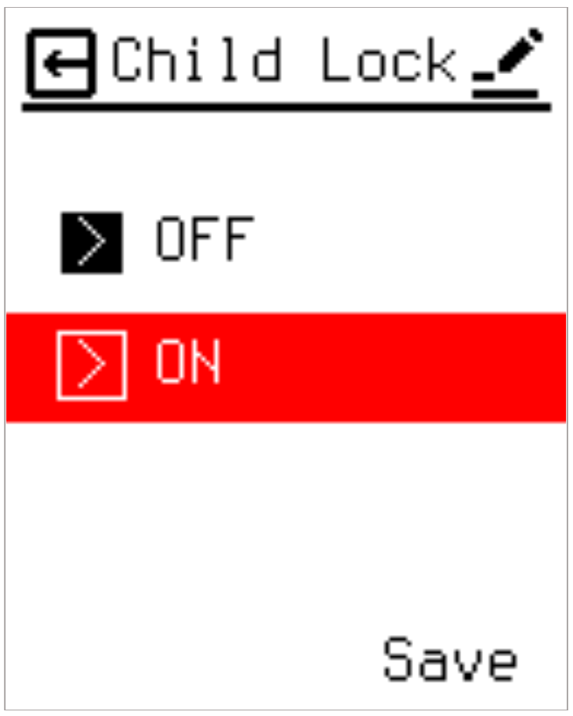 PIN confirm screen