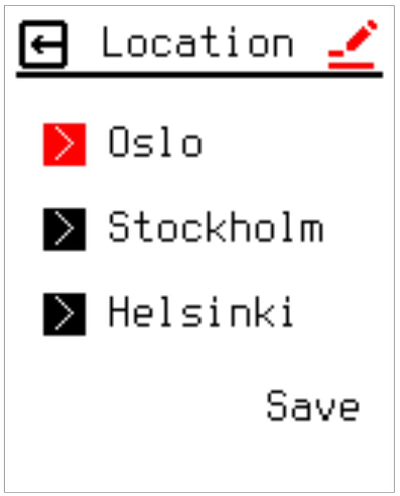 Location selection: Oslo, Stockholm, Helsinki